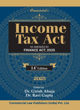 Commercial's Income Tax Act (Pocket Edition) by Dr. Girish Ahuja & Dr. Ravi Gupta